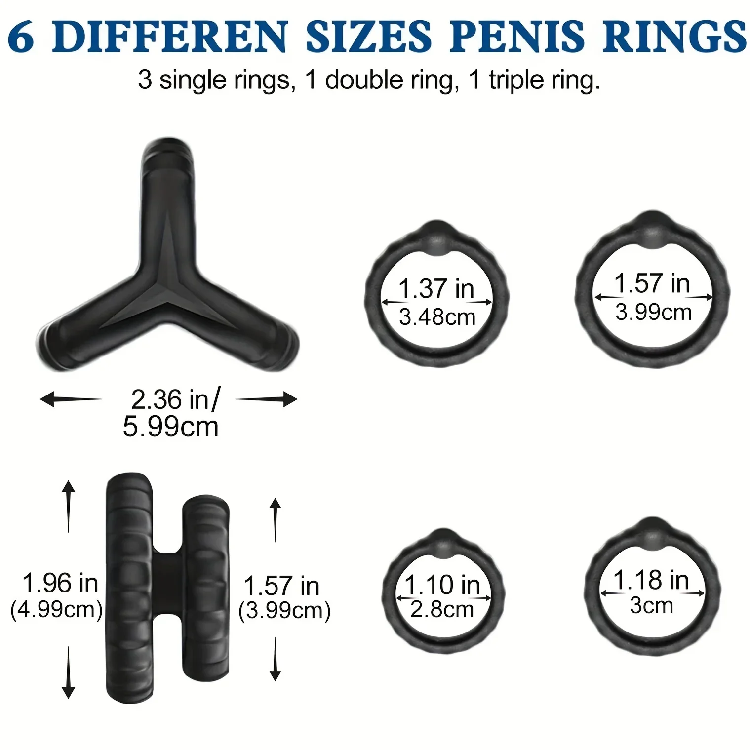 Cock Rings Silicone Ball Stretcher Delay Ejaculation TPE Penis Ring for Men Sex Toys Adjustable Semen Lock Ring SM Penis Sleeve - Image 2