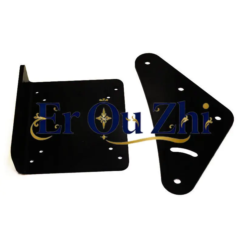Racing Emulator Display Fixture, Triangular L-shaped Bracket Fixed