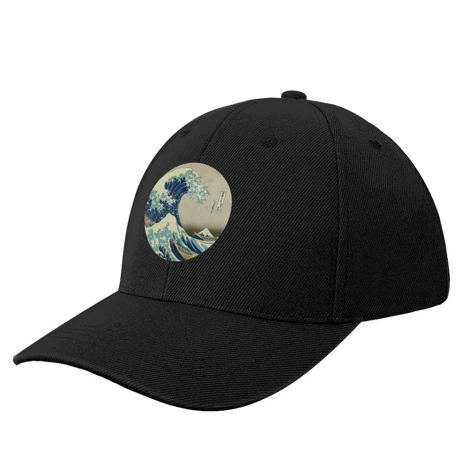 Great Wave off Kanagawa circle Baseball Cap Luxury Cap Sun Cap Luxury Brand Fishing Golf Men Women's