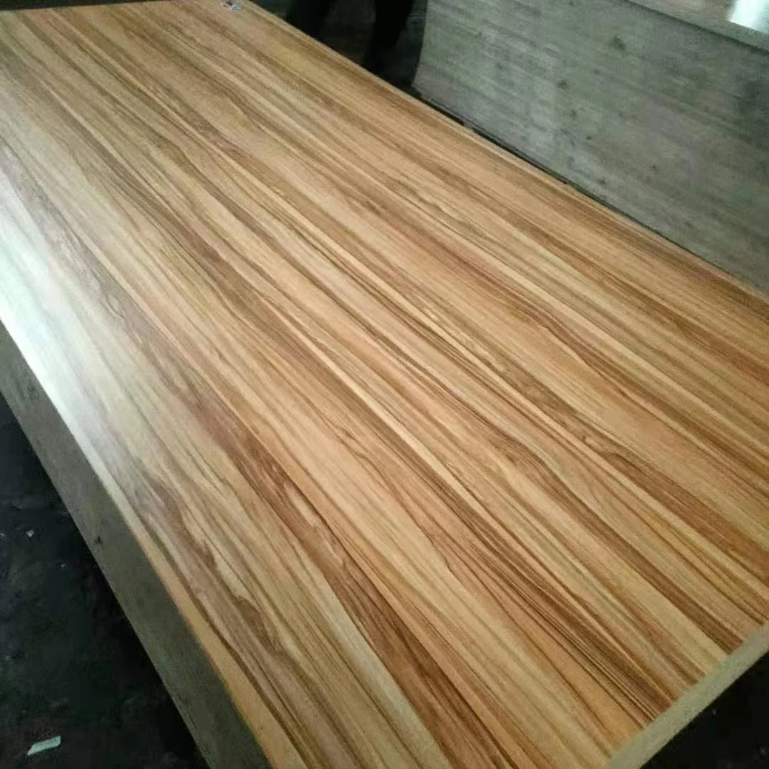 خشب رقائقي من الميلامين المصفح PVC بلون الحبوب الخشبية ذات الوجهين للأثاث (الباب، السرير. وما إلى ذلك، الأرضيات المصفحة