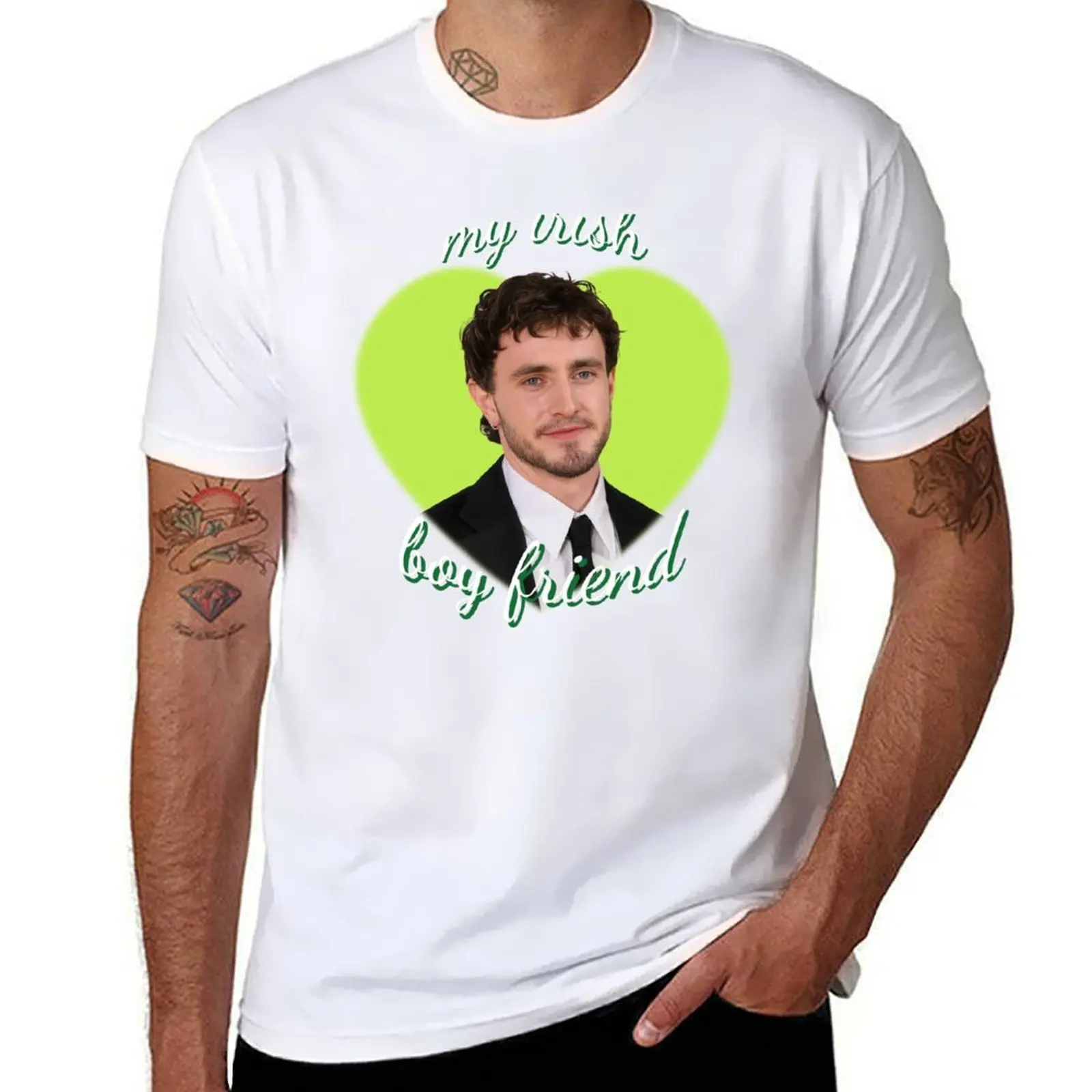 

Paul Mescal My Irish Boyfriend T-Shirt t shirts for man pack white t shirt man luxury T-Shirt