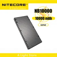 NITECORE NB10000 NB10000 gen2 Power Bank 10000mAh Fast Charging Portable Charger For iPhone HUAWEI Phone Lithium Battery