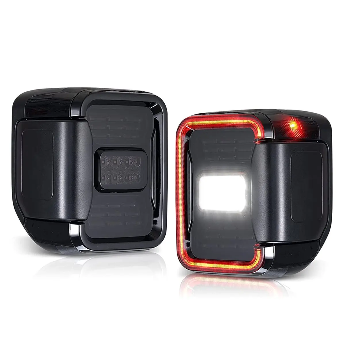 *N21R LED Rear Tail Lights for Jeep Gladiator JT Sport/S Overland Rubicon Brake Reverse Running Lamp Euro Version