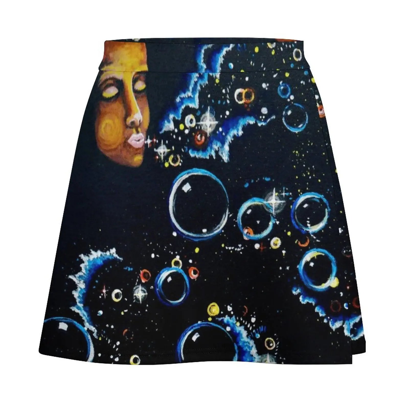 Creativity, an acrylic painting Mini Skirt Woman skirt Women skirts Mini Skirt