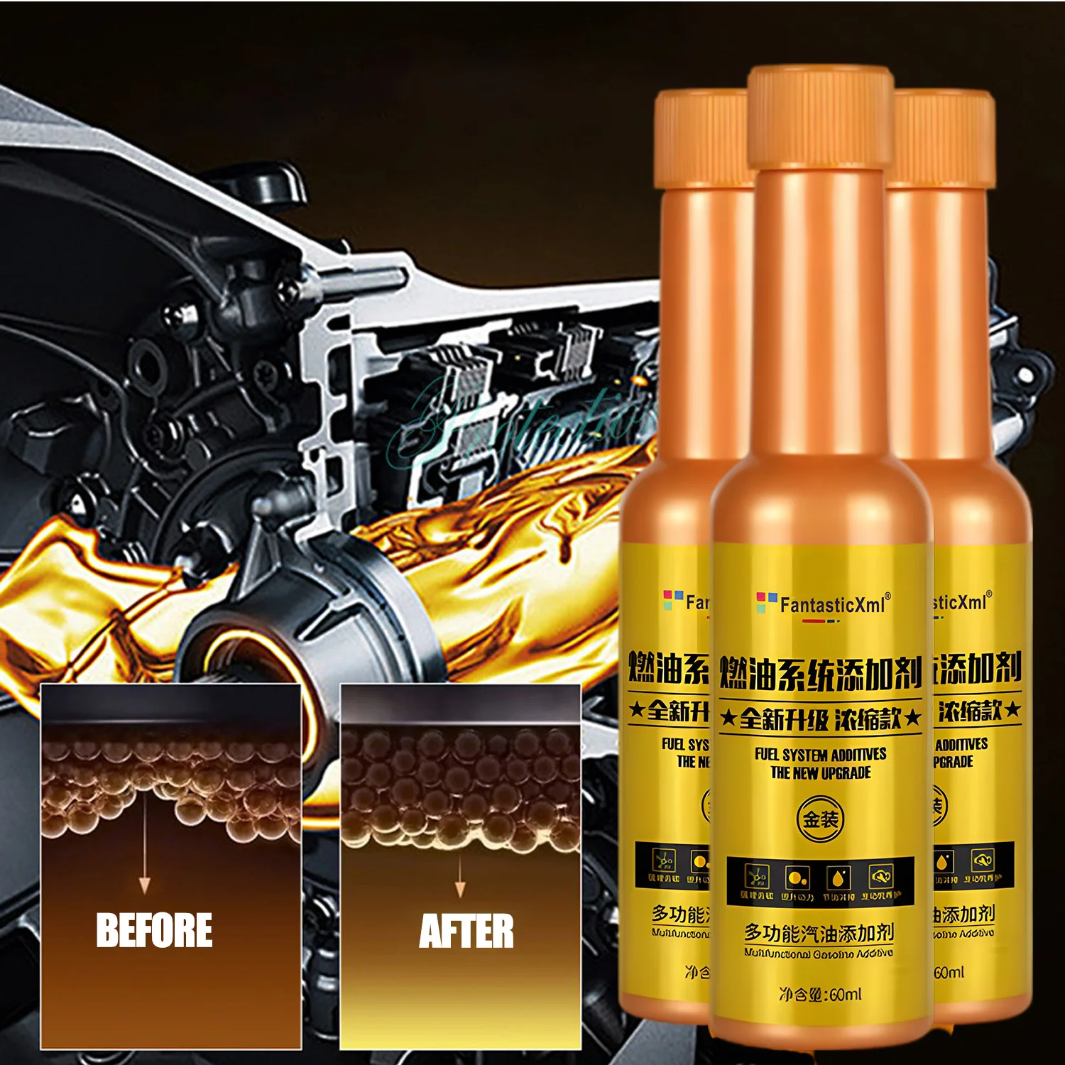 Automobile Catalytic Cleaner Engine Interior Disassembly-free Cleaning Exhaust Gas in Addition To Carbon Deposits Cleaning Agent