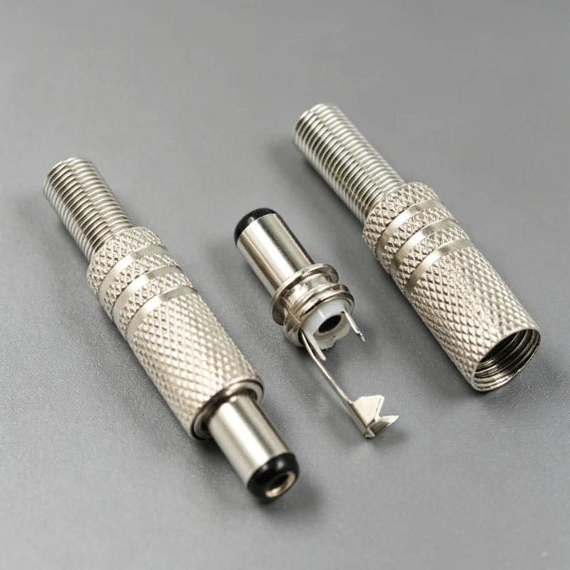 DC-Stromstecker DC099-Buchse 5,5X2,1/2,5mm Ladeanschluss Metall DC Stecker/Buchse Schweißtyp Geeignet für Elektronische Geräte – Detail 3
