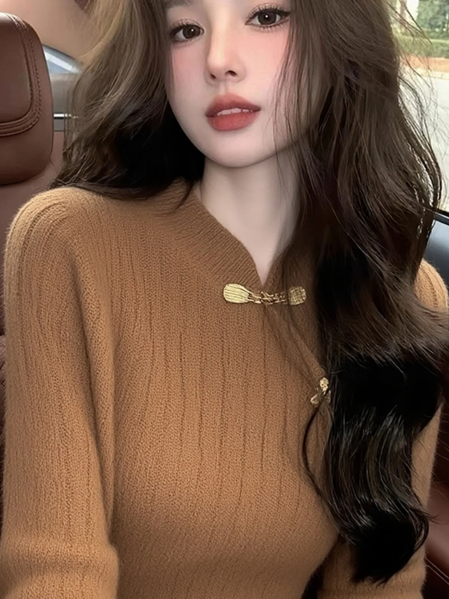 Morbido Camere lavorato a maglia lungo Sve Slim Fit Top invernale Design alla moda Comodo da donna Faion Commute Sle Versione coreana