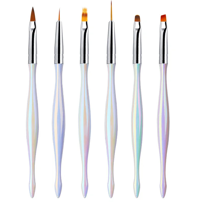 

Nail Art Aurora Minimalist Nail Pen Stripes Lines DIY Brush Powder Acrylic UV Gel Drawing Pen Dotting Tools ManicureNail Brushes