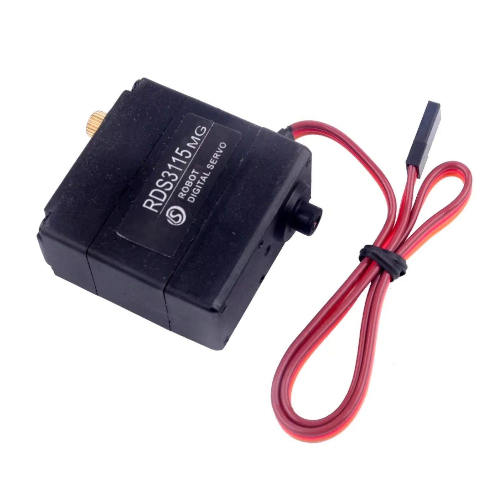 DS Servo RDS3115MG 17KG Servo Digital 180/270 Graus Metal Gear com Suporte em U para Carro RC/Robô/Barcos
