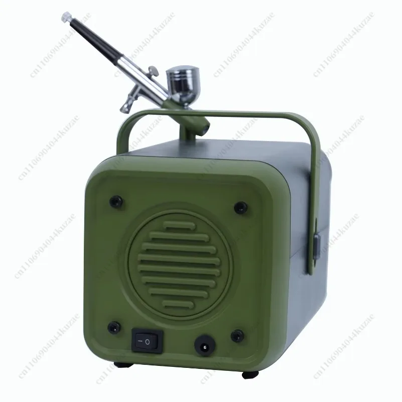 Oil-free Silent Air Pump & Airbrush Kit for Artist Painting, Model Coloring and Craft Art