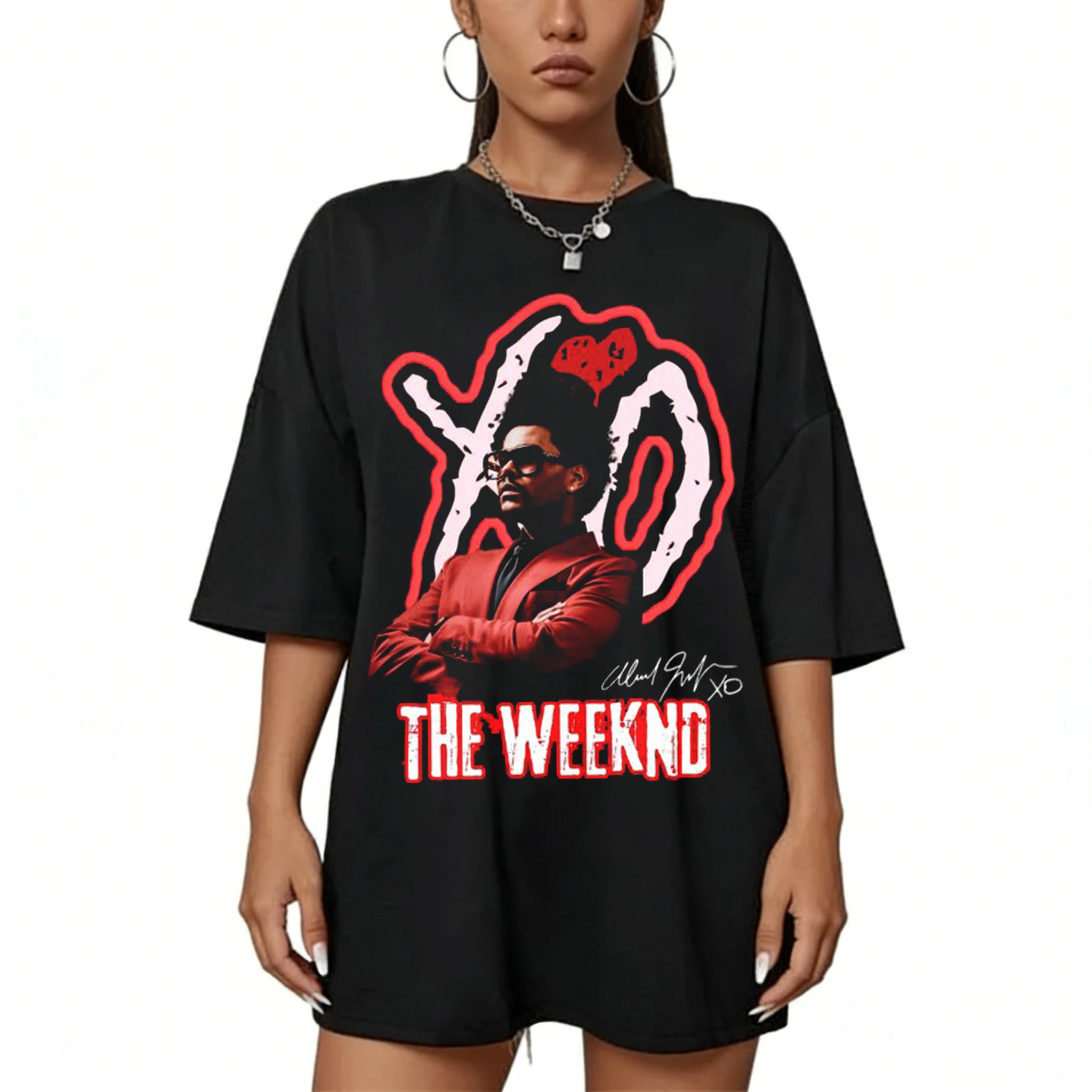 The Weeknd 2026 After Hours Til Dawn World Tour Cotton Short Sleeves T-shirt Gift For Fans Unisex S-3XL R&B Style Tee Tops