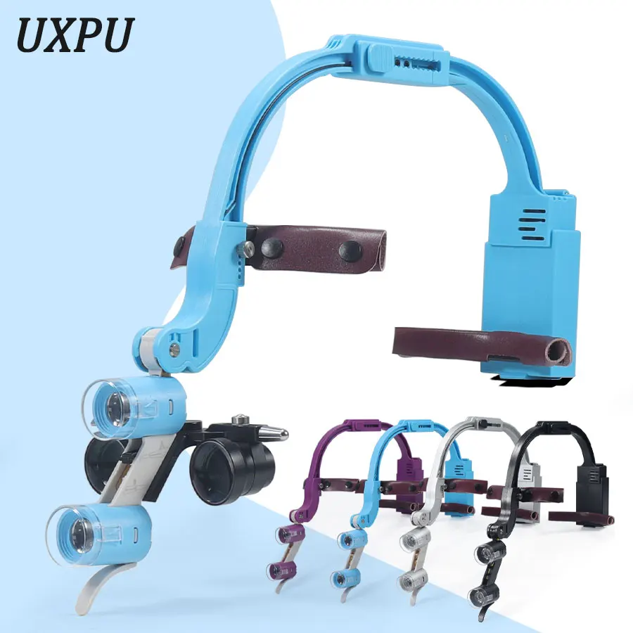 New 2.5x 3.5x Dental Head Mounted Loupe 300-550mm Working Distance Loupe Oral Surgery Laboratory Specific Magnifier