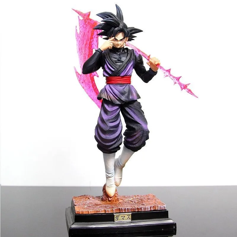 

Новая высококачественная аниме-фигурка Dragon Ball: Гоку Блэк и Замасу с двумя головами, статуэтка Гоку Роз, для настольного декора, подарок для фанатов аниме