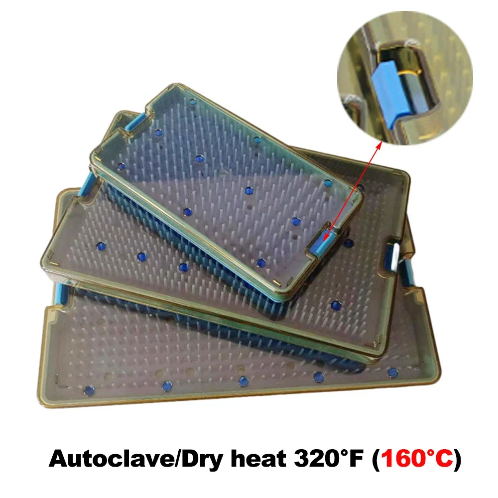 Sterilization Tray Case Box Ophthalmic/dental Orthopedic Teaching Instruments Autoclave Tray Disinfection Box