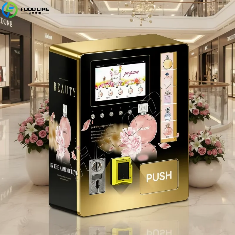 

Customized Self-Service Vertical Perfume Vending Machine Touch Screen Ad Display Multi-Payment Fragrance Vending Equipment