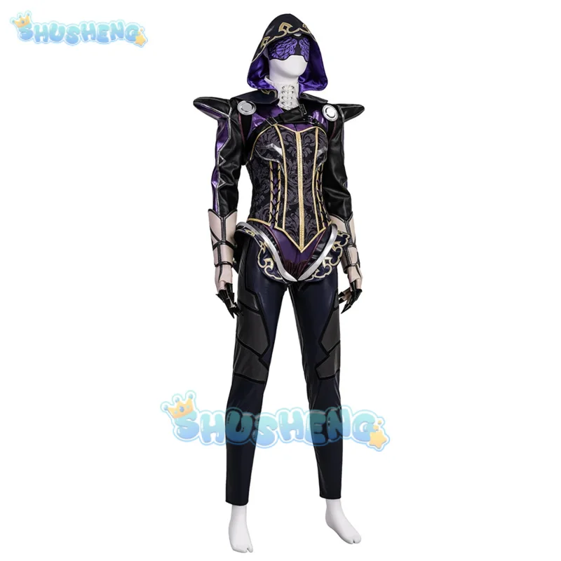 الرماد قوس فخ تأثيري حلي قمة موحدة هالوين كرنفال حفلة عيد الميلاد لعب دور الملابس الملابس للنساء Shusheng