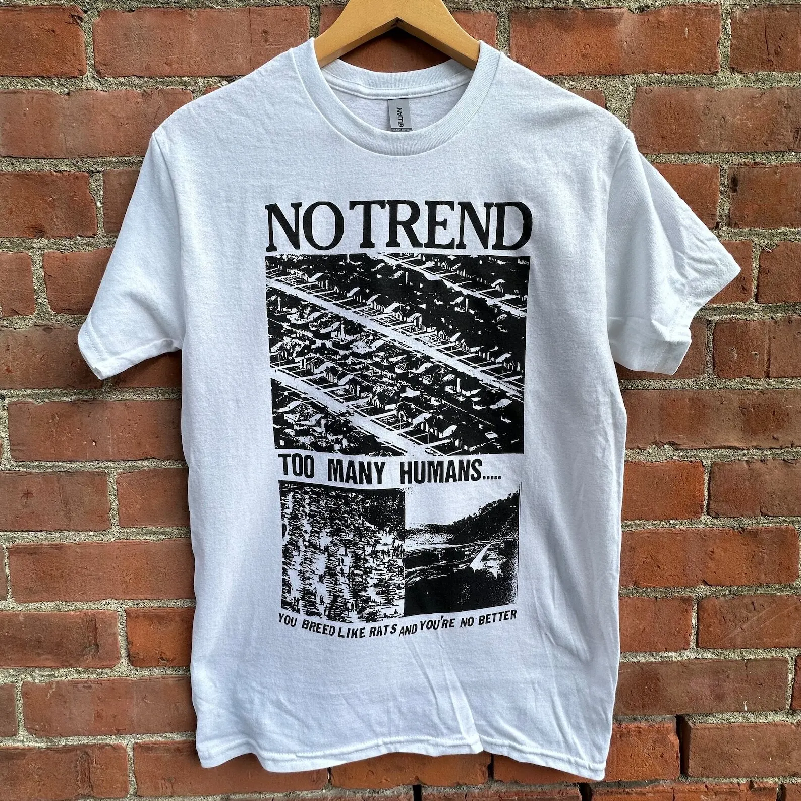 No Trend Shirt S-2X Unisex (Screen Printed)