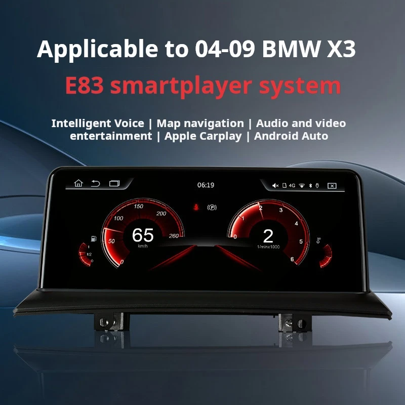 

Applicable to 04-09 BMW X3 E83 Bluetooth Android wireless Carplay vehicle navigation radio