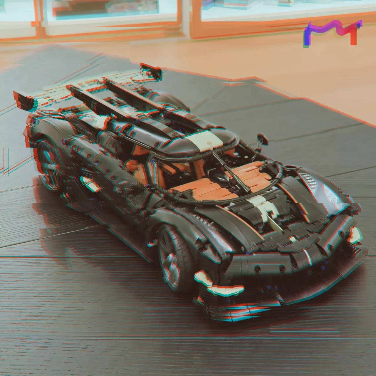 2026 New 4104pcs Limite HighTech Track Racing Car Megacar Supercar Building Blocks Puzzle Model Toys For Birthday Ornament Gifts