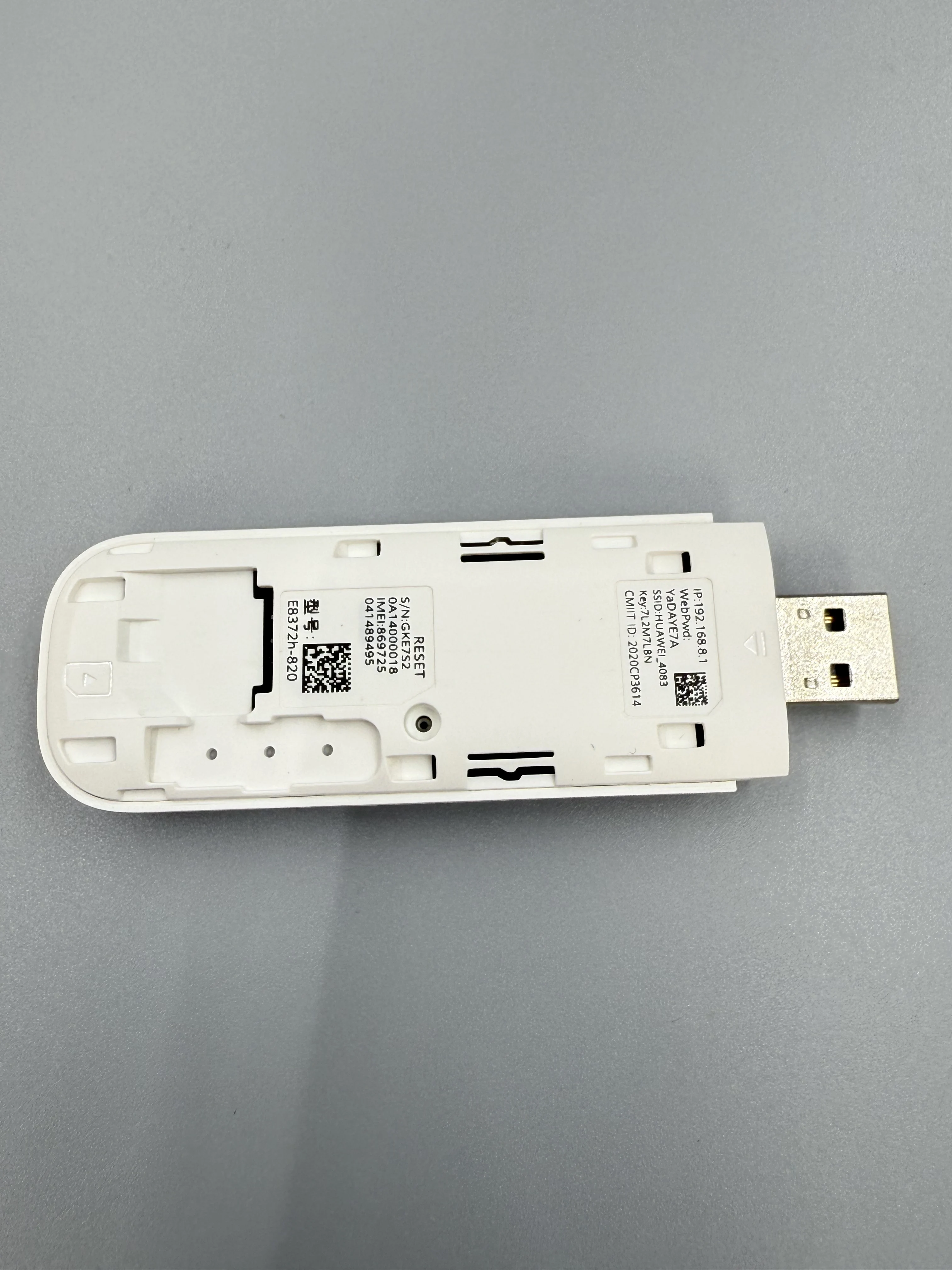 غير مقفلة 4G USB مودم E8372H سلسلة E8372h-608 E8372H-153 E8372H-820 هوائي خارجي (مستعمل 95-98% جديد)