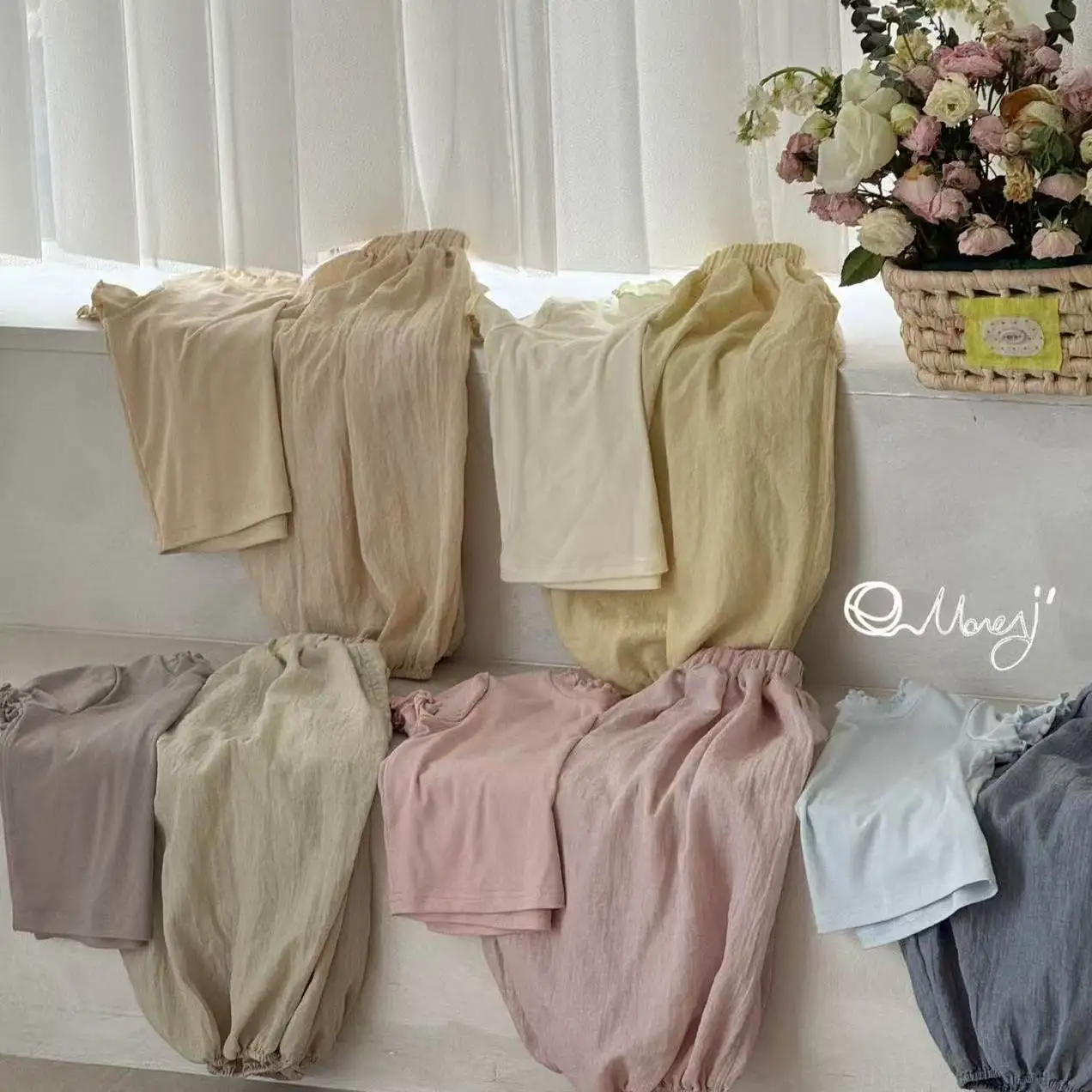 Girls 2026 Spring/Summer New Anti-Mosquito Pants Comfortable Lantern Pants Baby Girls Summer Thin Nine-Point Pants