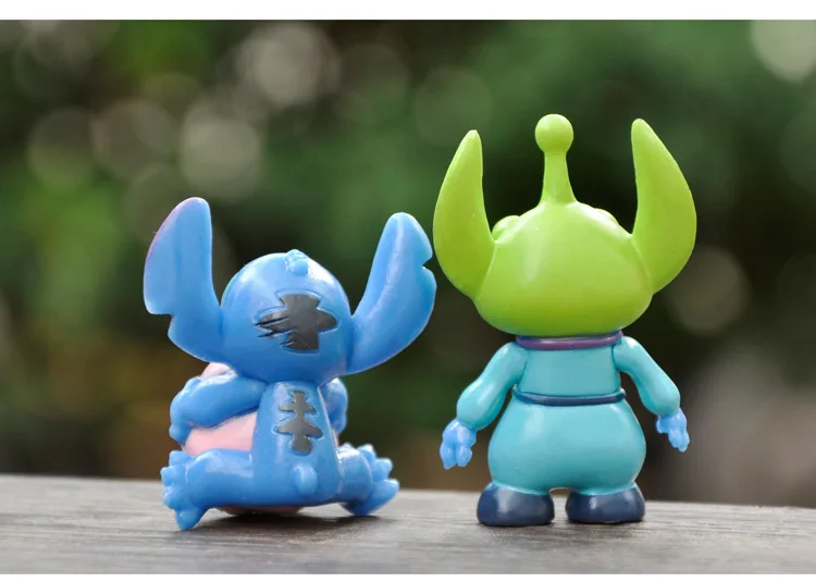 8Pcs/Set Disney Anime Lilo And Stitch Figures Toys Lovely Stitch Action Figurines Model Decoration Toys Kids Gift