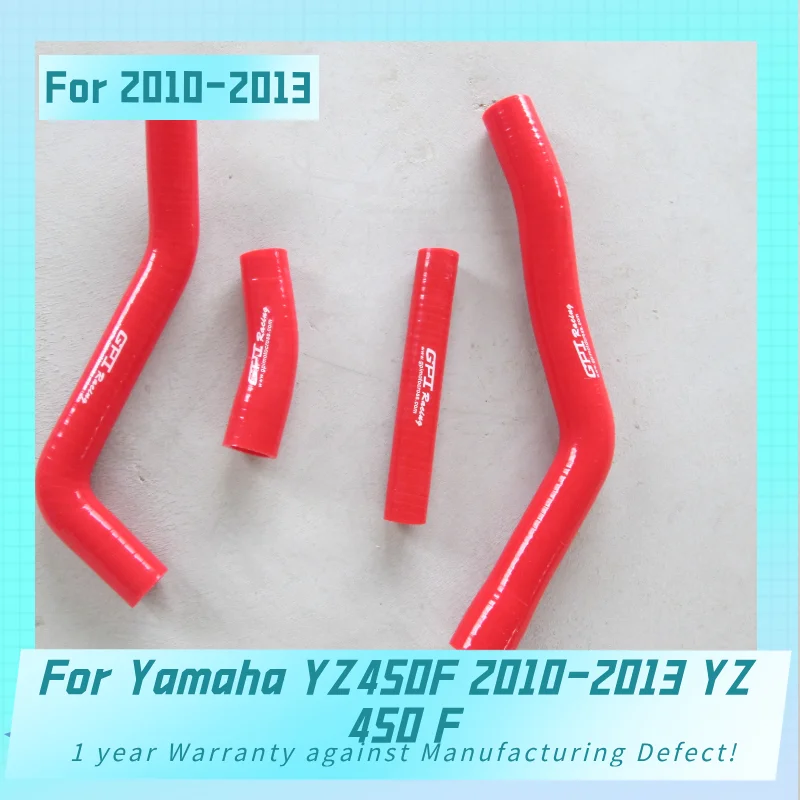 Silicone Radiator Hose For Yamaha YZ450F 2010-2013 YZ 450 F Pipe Tube Kit 2010 2011 2012 2013