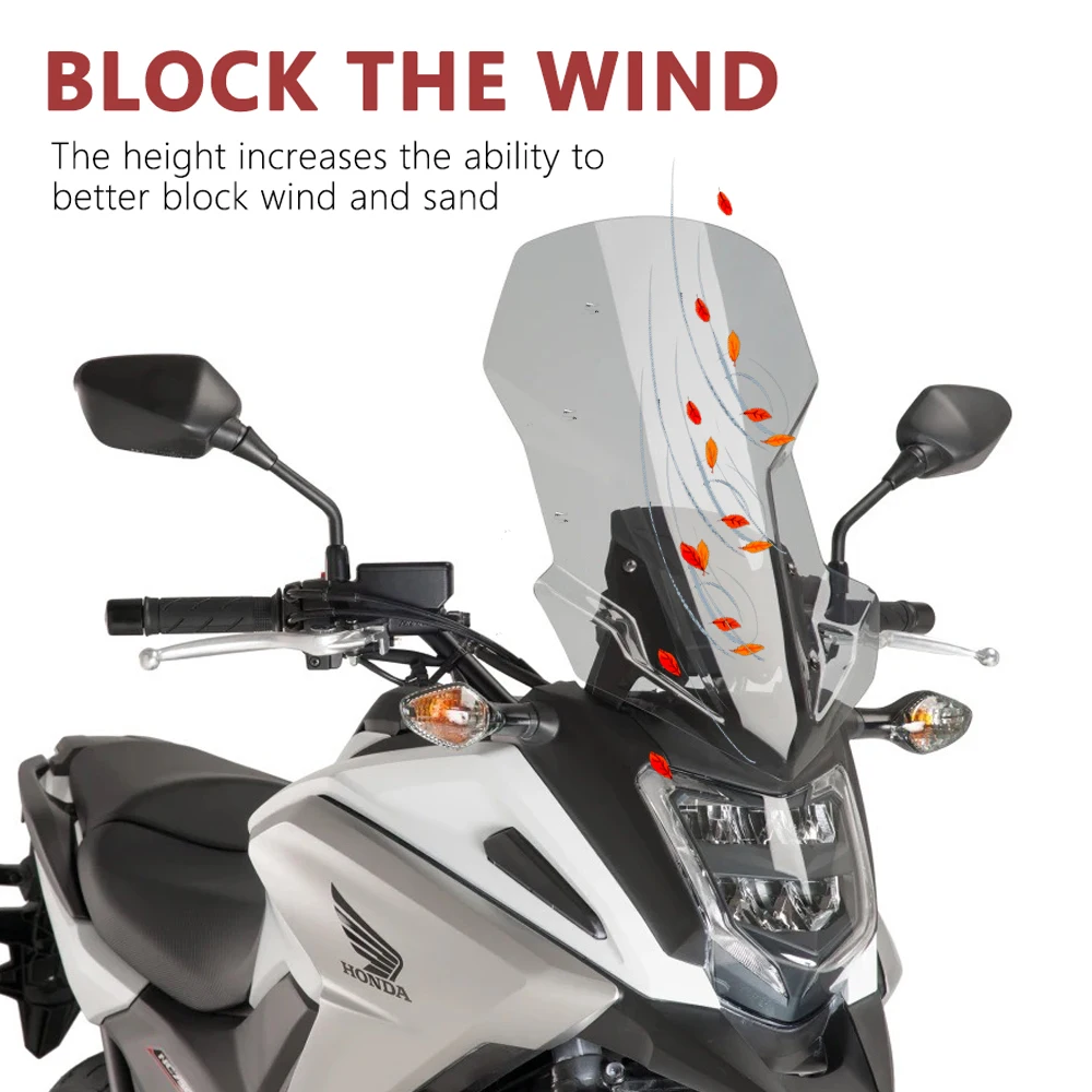 Motorcycle Accessories For Honda NC700X NC750X NC 700 750 X 2016-2017 2018 2019 New Windshield Windscreen Wind Deflectors NC700X