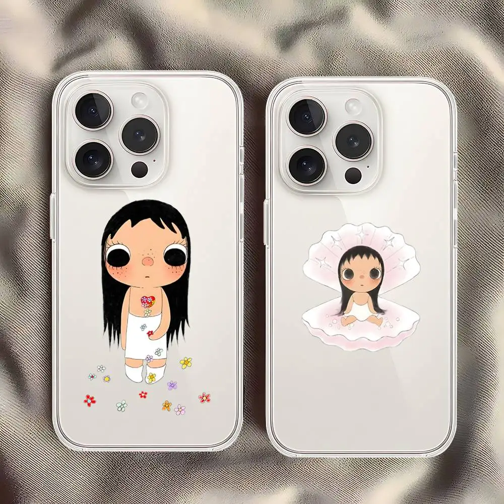 حافظة هاتف ناعمة شفافة كريستالية لطيفة من Yuy Kawaii: غطاء شفاف مقاوم للصدمات لهاتف آيفون 17,16,15,14,13,12,11 Pro Max, Mini, Plus #4