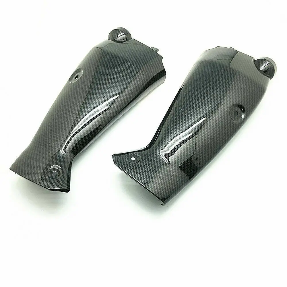 

YZFR1 Motorcycle Fairings Front Intake Tubes Panel Fairing Cover For Yamaha YZF R1 2009-2014 Hydro Dipped Carbon Fiber Finish