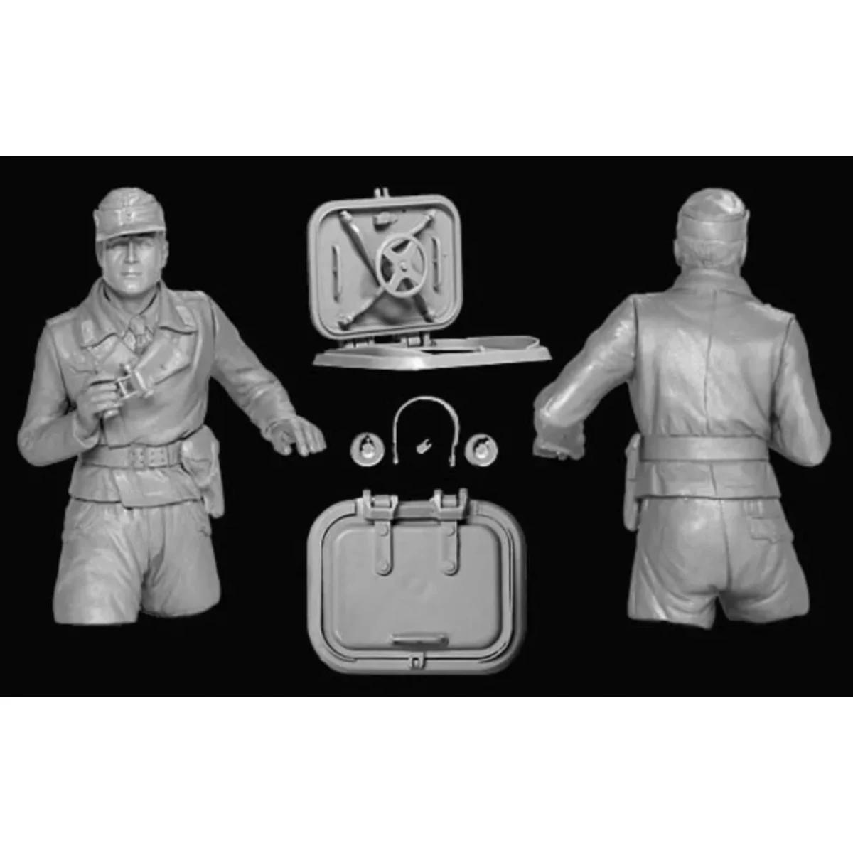 

1/16 Resin unpainted model kit, military theme, German tank crew unassembled and unpainted GK,1002R