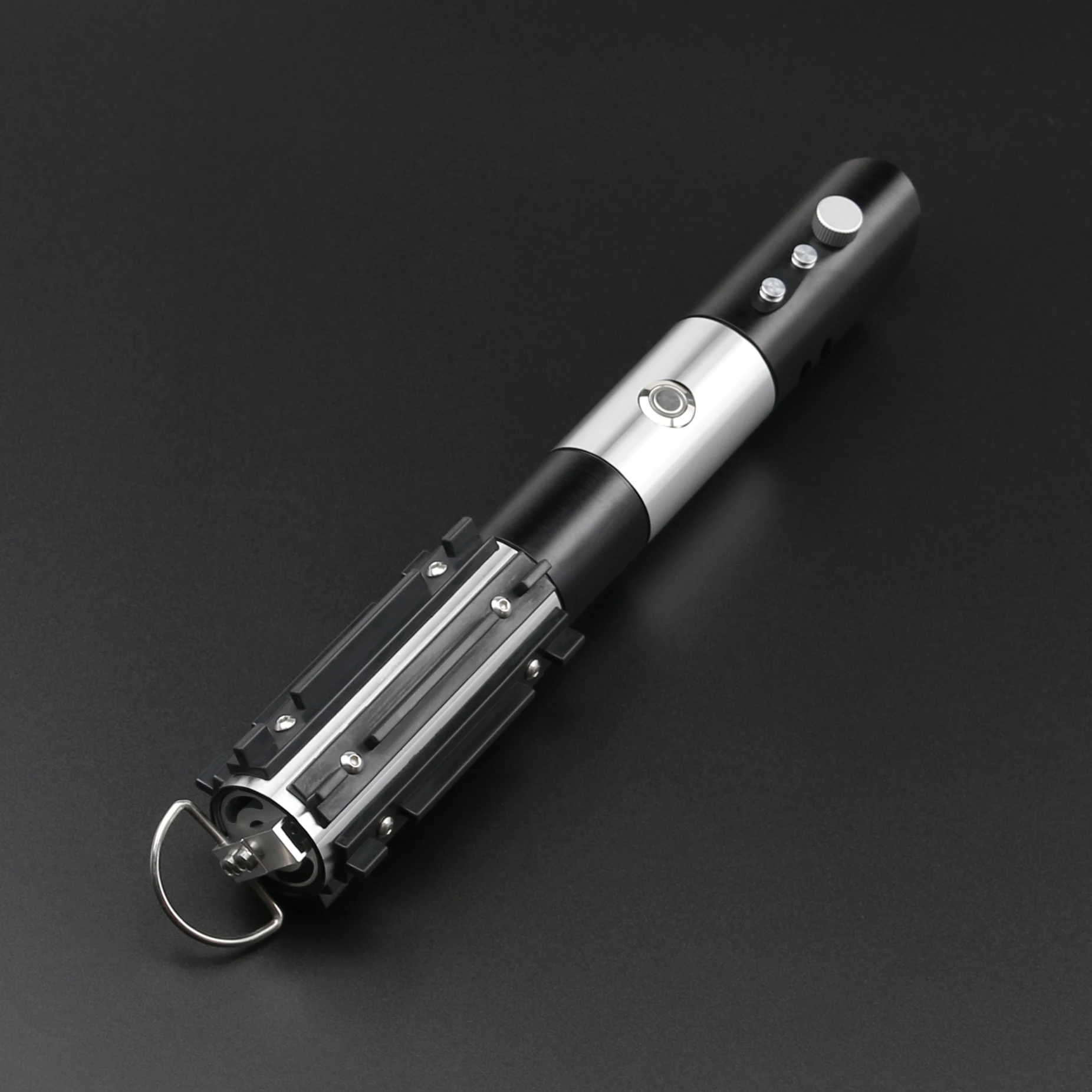TXQSABER Light Sword Metal Hilt RGB Smooth FOC Blaster Rechargeable Volume Control Cosplay Collection Gift Light Sword Prop