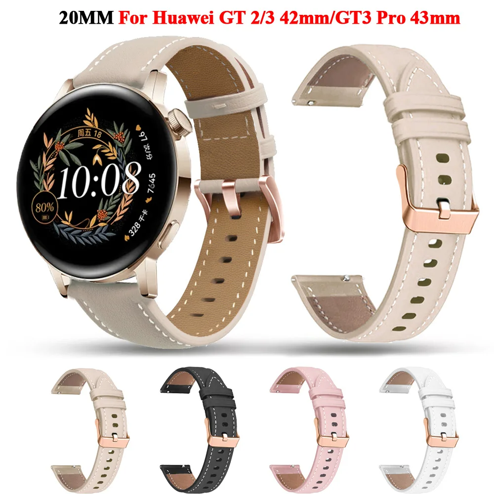 20mm Replacement Smart Watch Strap For Huawei Watch GT 3 GT2 42mm Correa Wristband GT3 Pro 43mm Honor Magic2 Watchband Bracelet