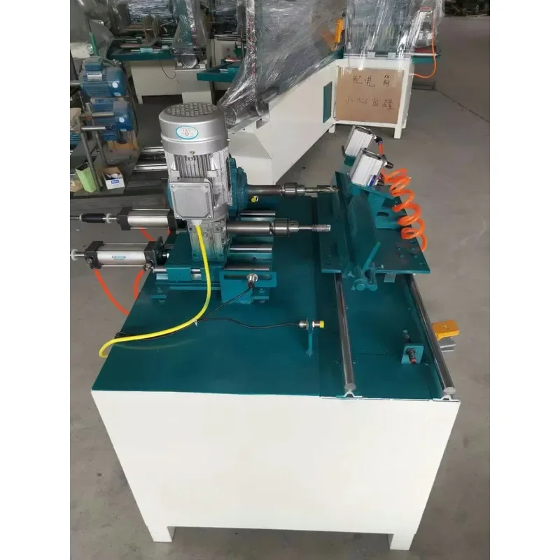 CE Certification Automatic Drilling Tapping Integrated Machine Copper Motor Fast Processing Broom Mop Handle Equipment