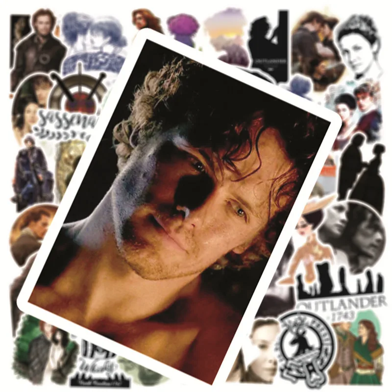 ملصقات فينيل على شكل دراما خارجية للتلفزيون ، ملصقات مقاومة للماء ، ملصقات لابتوب ، حقائب ، لوح تزلج ، زجاجة مياه ، 50 #3