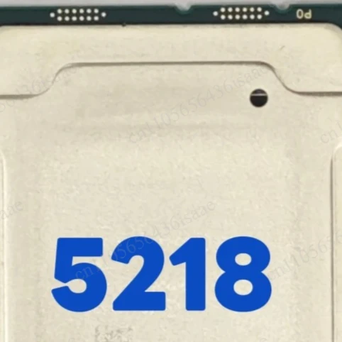 Gold 5218 Server Processor, 16 Cores 32 Threads, 2.3GHz Base 3.9GHz Turbo, 22MB Cache, 125W TDP for Data Center Server