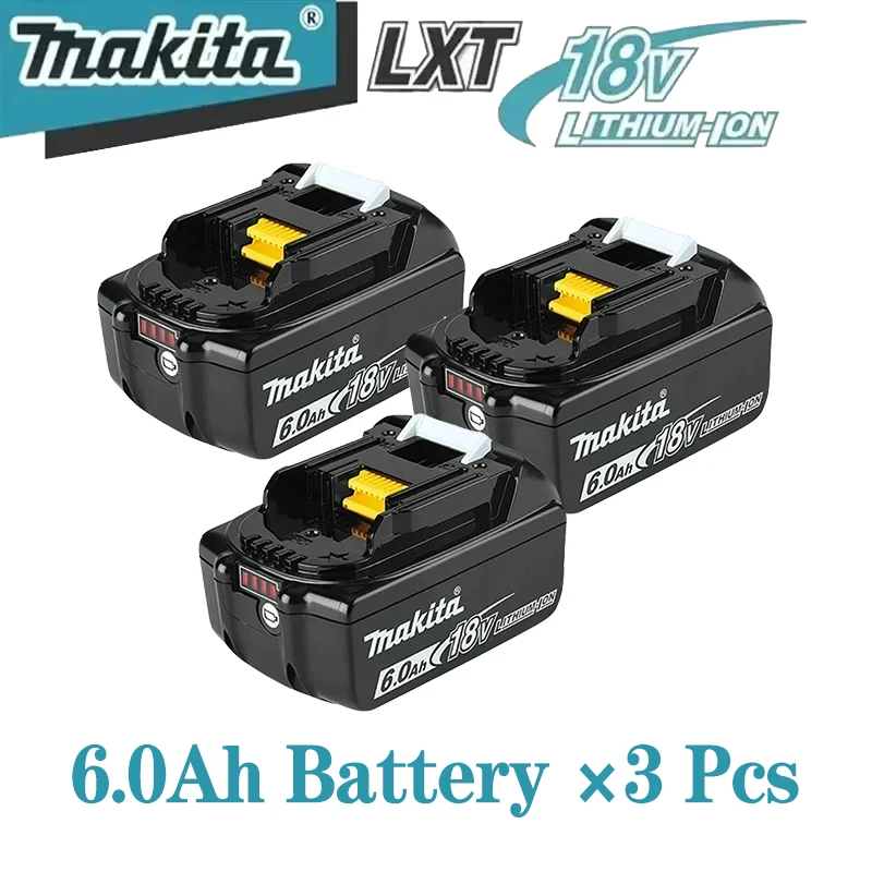 Superaanbieding 100% originele Makita 18V batterij, voor Makita BL1850 BL1840 BL1830B batterij, 6.0Ah 9.0Ah LITHIUM batterij, snellader