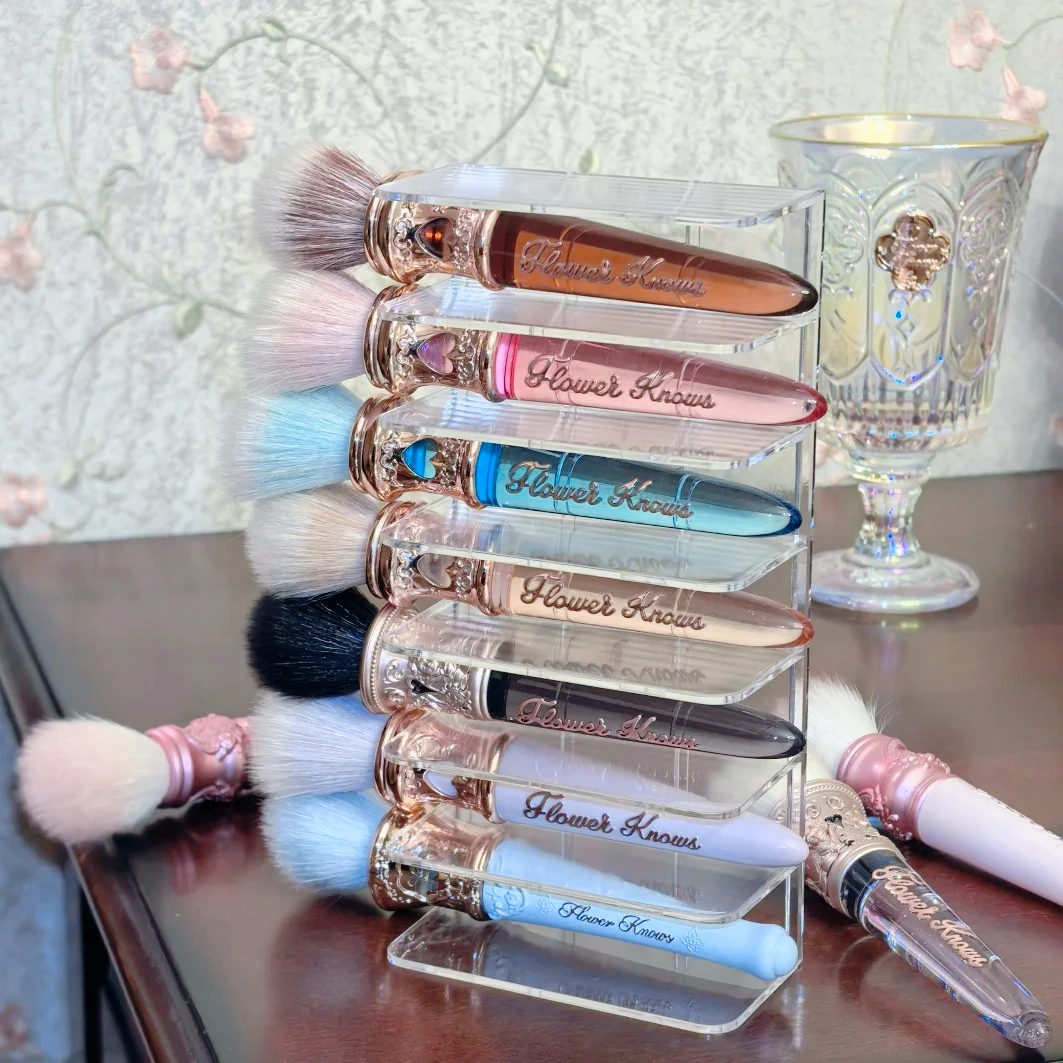 FLOWER KNOWS THE SWEETIE BEAR COLLECTION ROUNDER Blush Brush Loose Powder Brushes Vegan & Cruelty-Free Makeup Brushes