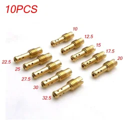VERYUS 10Pcs Motorcycle Carburetor Main Jets Idle Pilot Jet 8 Bleed Holes For MIKUNI VM/TM/TMX Carburetor 10-32.5 High Quality M