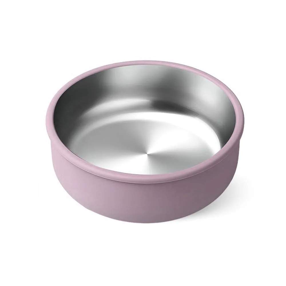 

Силиконовые детские миски из нержавеющей стали 304, противоожоговая миска для детского питания, термостойкие небьющиеся миски для малышей для кормления еды