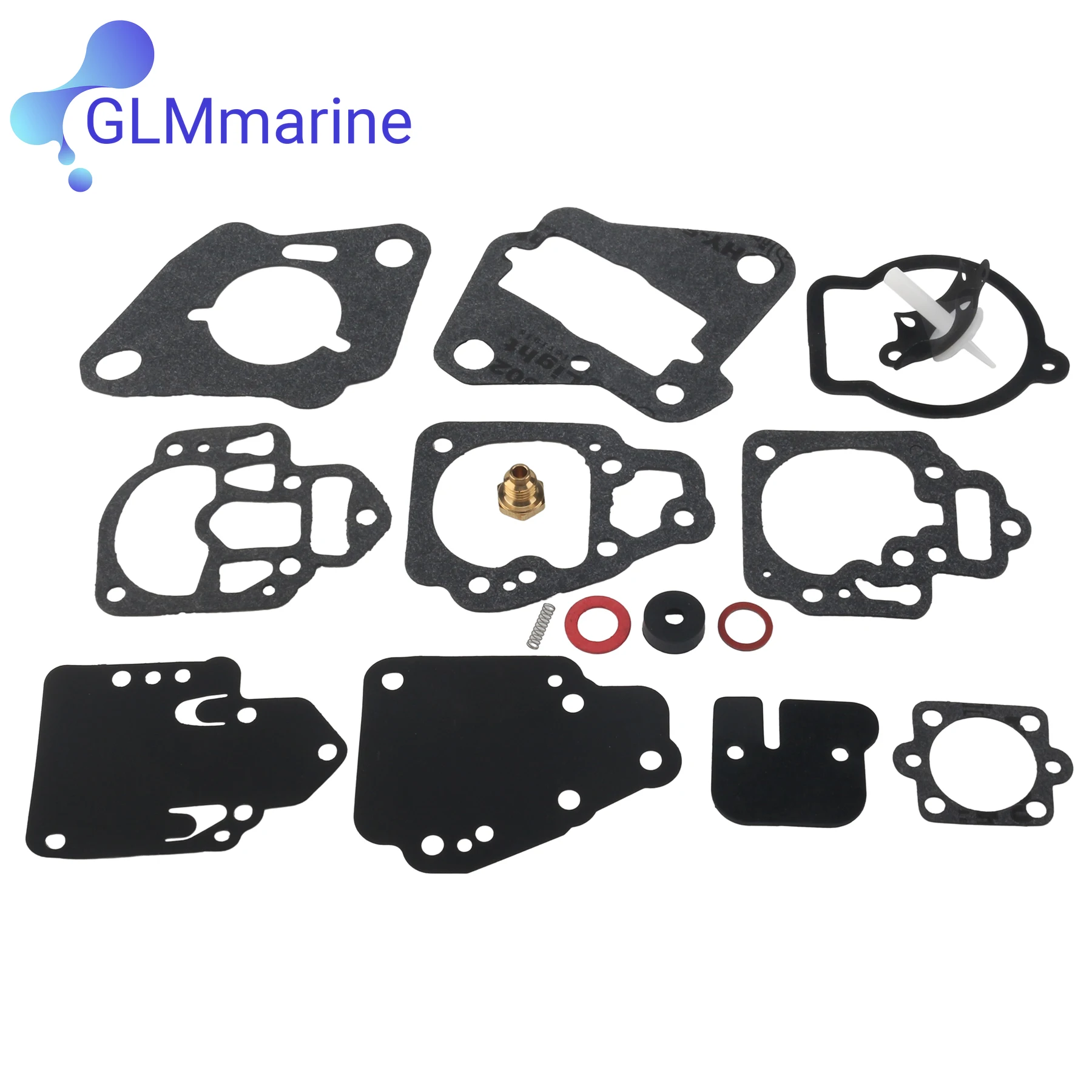 97611 Carburetor Repair Kit for Mercury Mariner 6 8 9.9 10 15 18 20 25 HP Outboard Engines 1395-97611 811357 9377 9645 9725