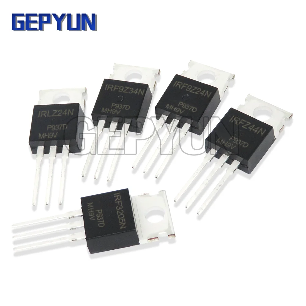 10PCS IRF9Z24 IRF9Z34 IRLZ24N IRLZ34N IRLZ44N LM317T IRF3205 Transistor TO-220 TO220 IRF9Z24 IRF9Z34 IRLZ34 IRF9Z24N IRLZ24N