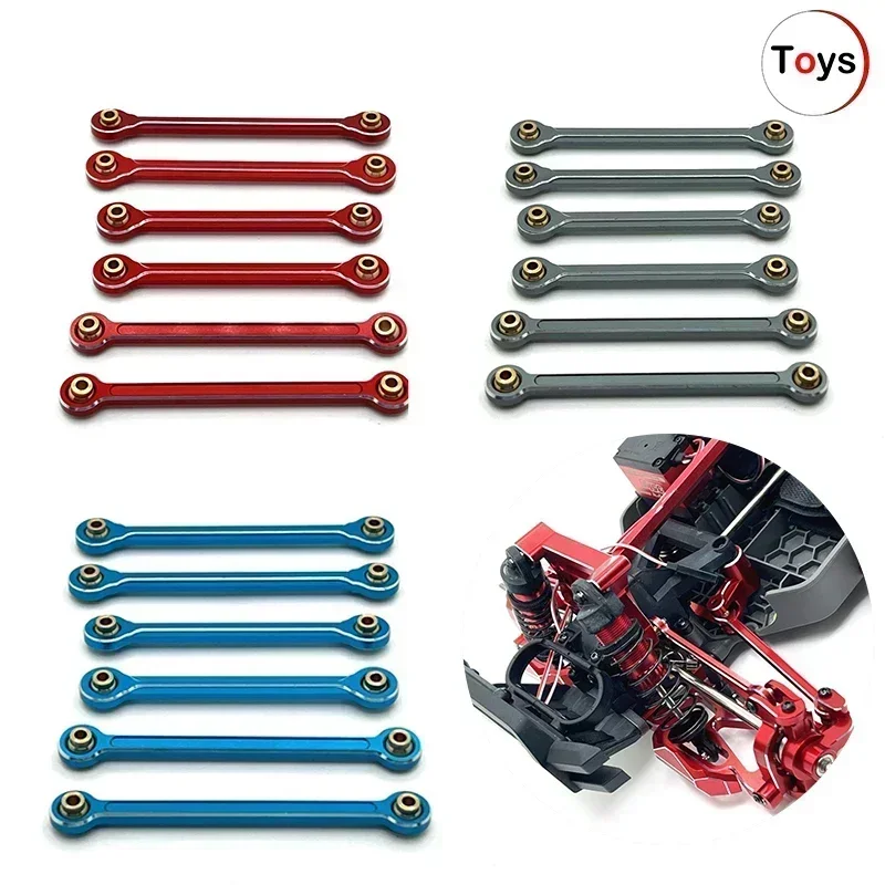 MJX 10208 Metal Turnbuckles Pull Rod Link Rod Steering Rod Set 1/10 RC Car Upgrade Parts Accessories