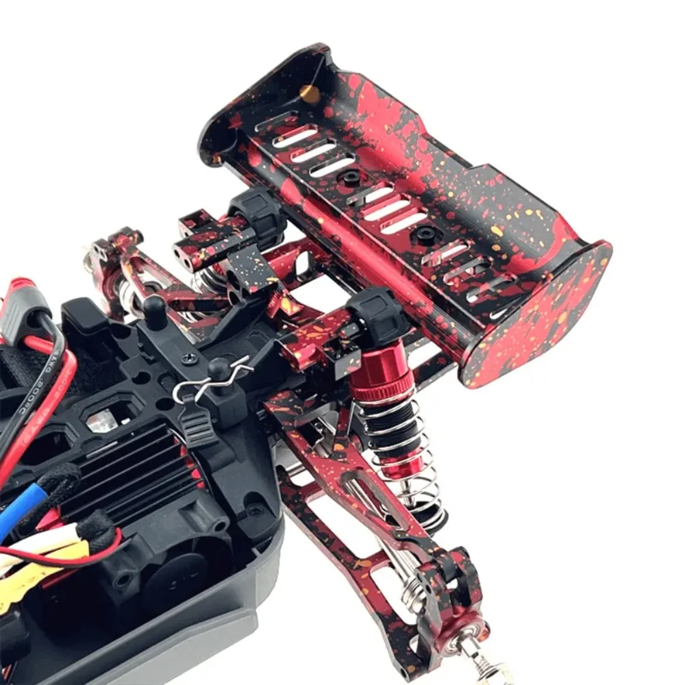 Tail Wing Bracket, Tail Wing for Hyper GO MJX 1/16 16213 16207 RC Car Metal Upgrade OP Accessories Parts