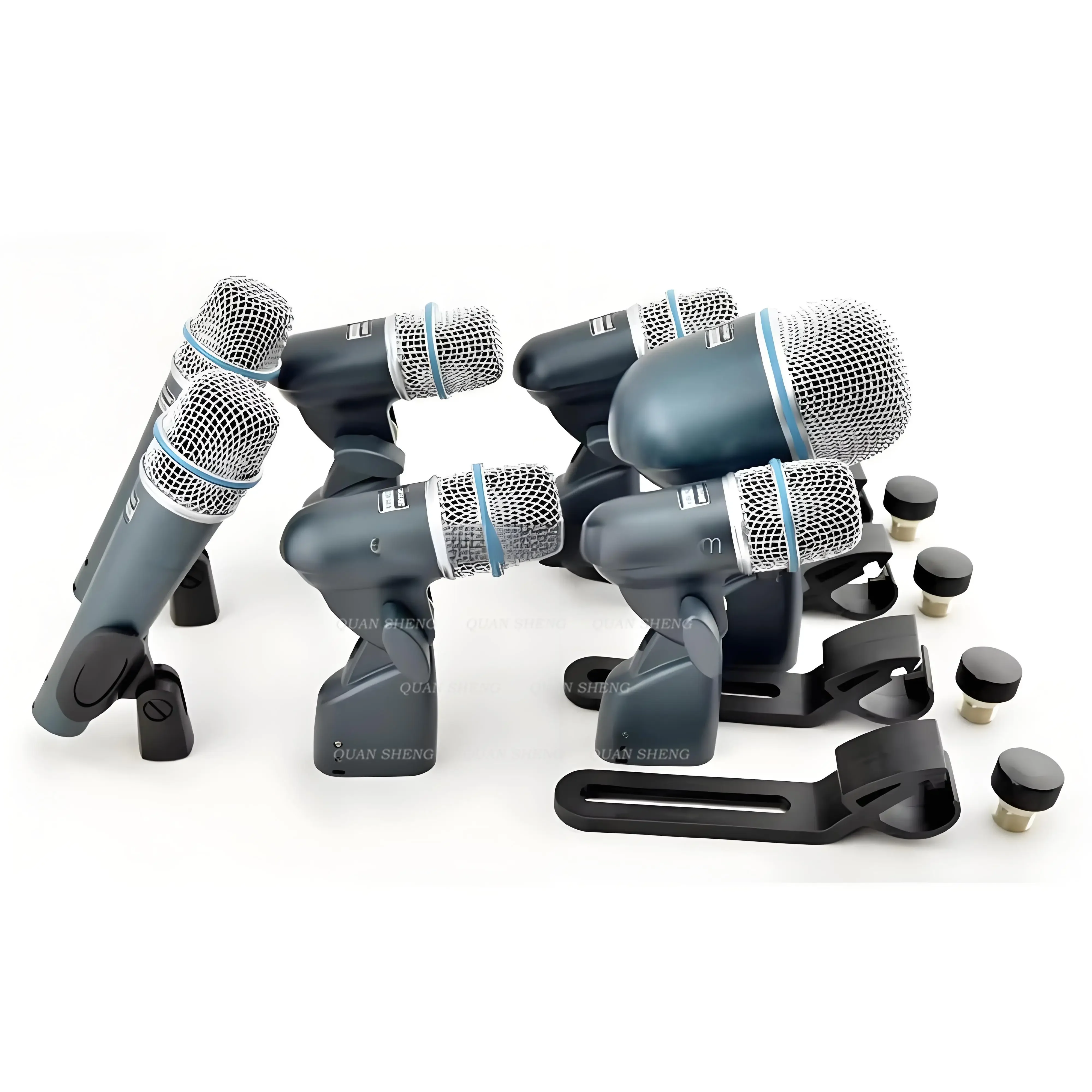 2025 Drum Microphone Kit Professional 7 Piece Set Instrument Microphone for Bass Amp Toms Snare view 2