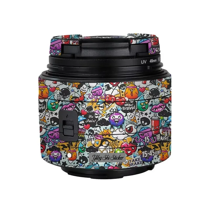 EF-M 15-45 Decal Skin Vinyl Wrap Film Lens Body Protective Sticker Coat For Canon EF-M 15-45mm F3.5-6.3 IS STM