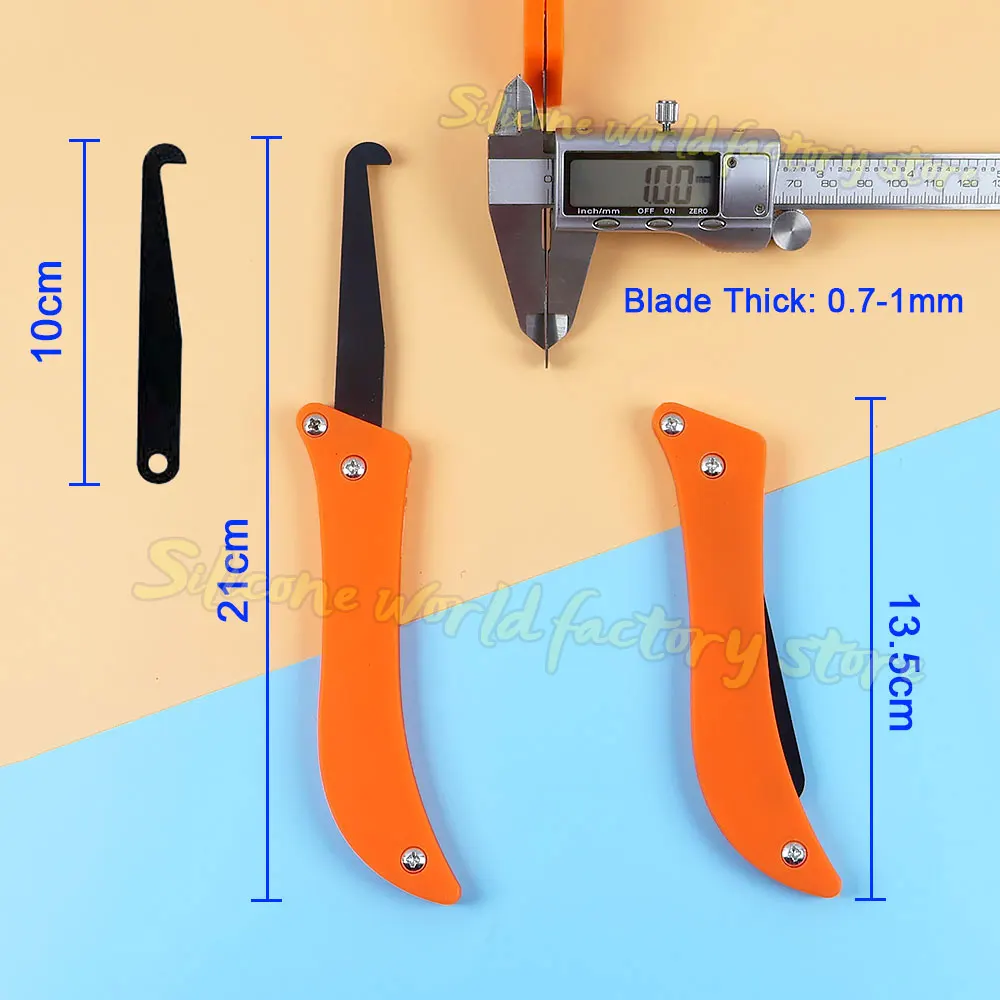 Silicone World Foldable Gap Hook Knife Tile Repair Tool Old Mortar Cleaning Dust Removal Hand Tools for Floor Wall Seam Cement - Image 5