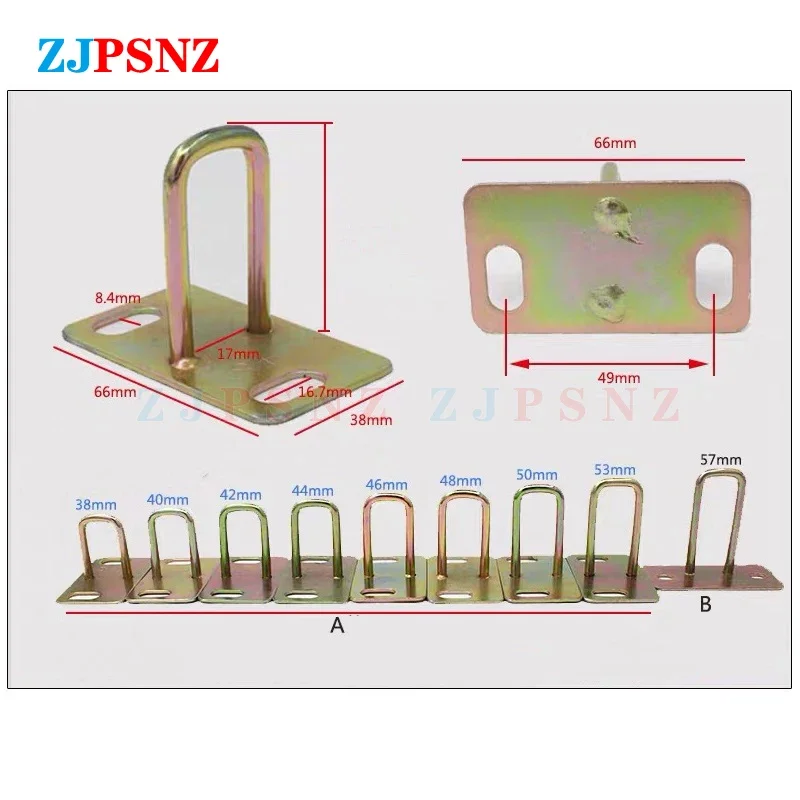 38mm-57mm motocicletas scooter e-bike assento bloqueio captura fivela motocicleta quad atv go kart bicicleta elétrica moto assento ferramenta de bloqueio