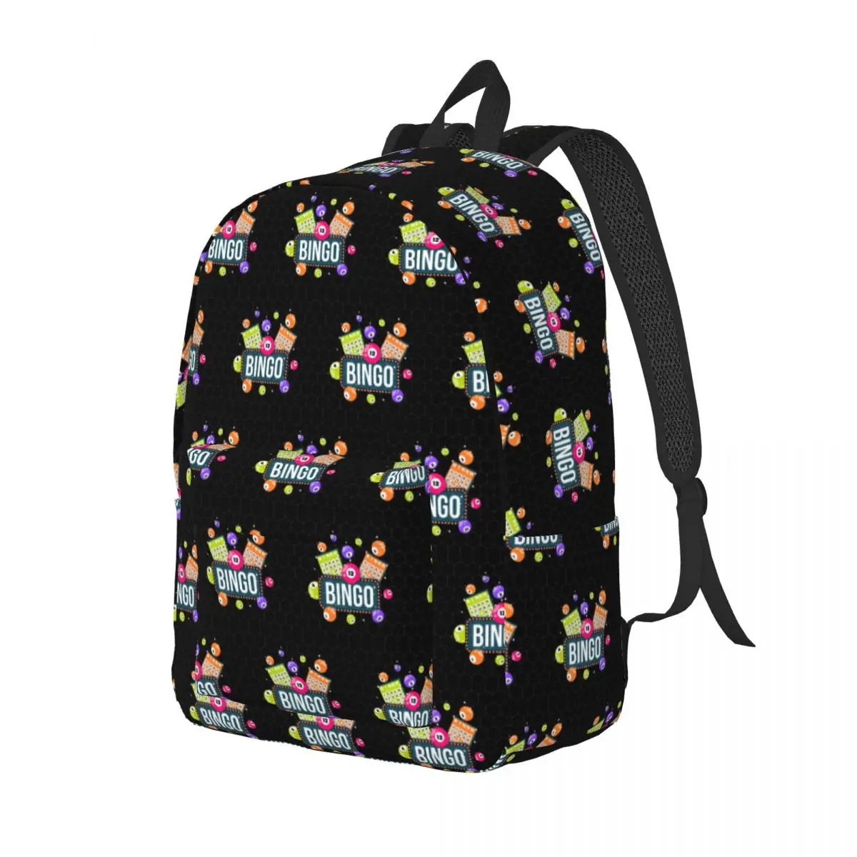 Come For Bingo Game Backpack Daypack Large Capacity Children BookBag School Bag Shoulder Bags for Men Women
