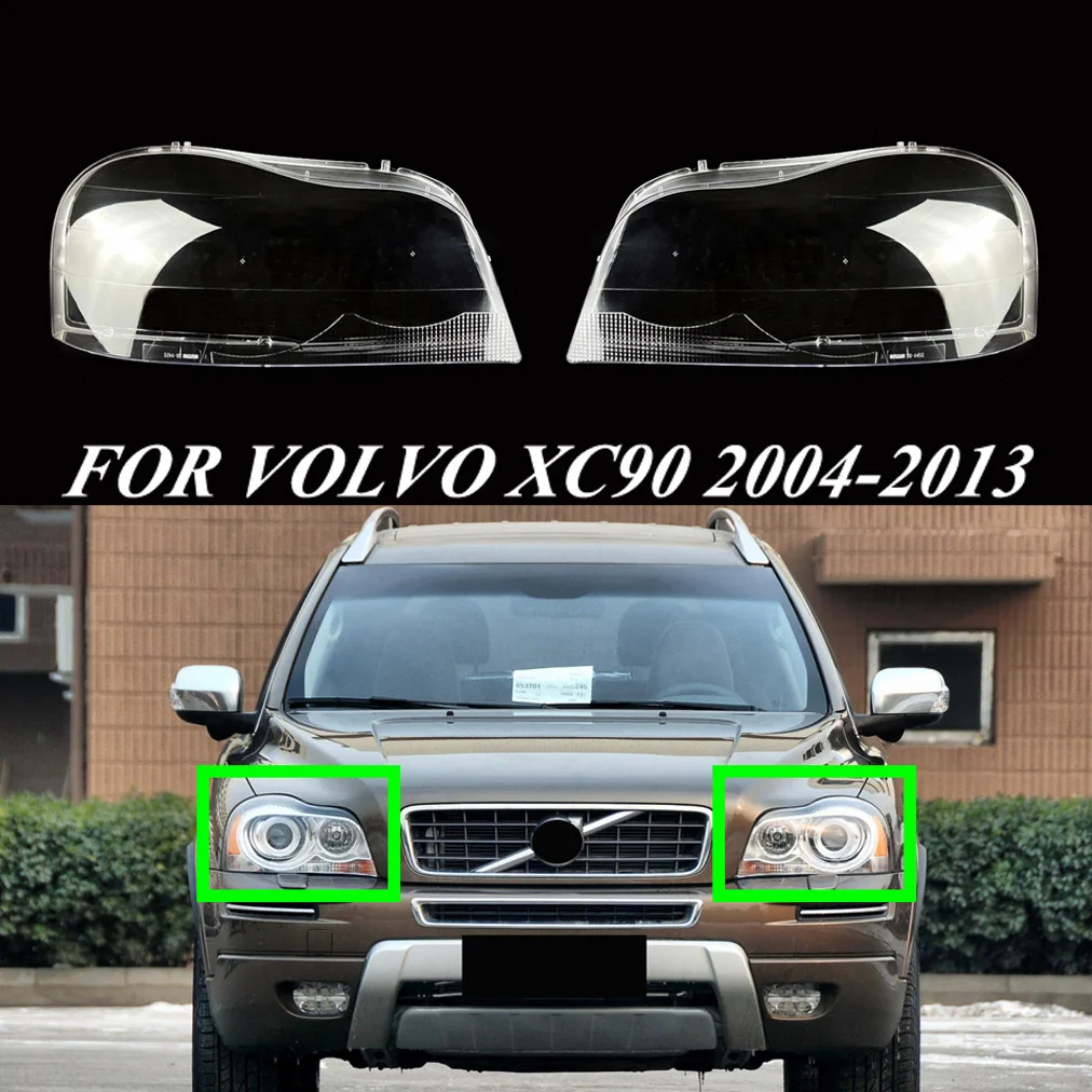 

Fit For Volvo XC90 2004-2013 Transparent Headlight Cover Lens